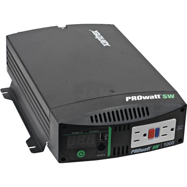 Aftermarket Power Inverter, Pure Sine Wave, 2,000 W Peak, 1,000 W Continuous, 2 Outlets XAN-806-1210-JN - main